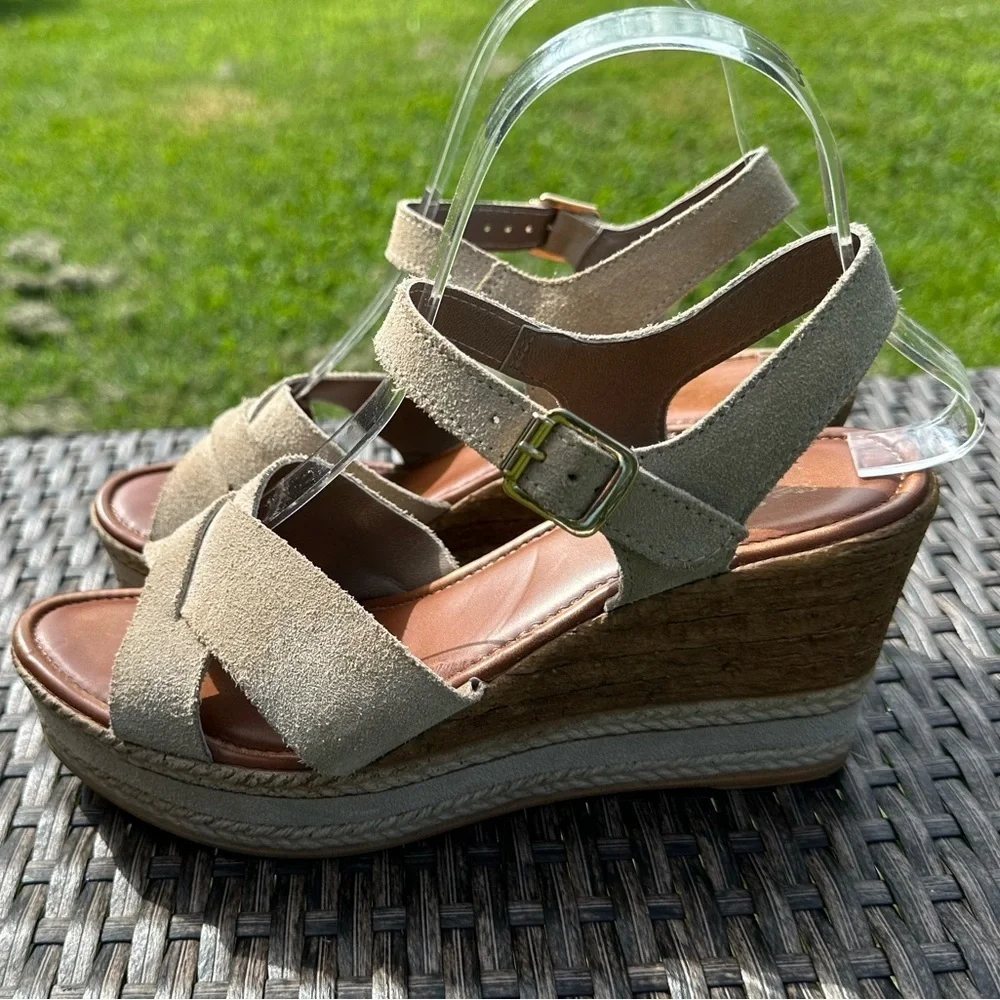 Coach Wedge Heels with Buckle Closure